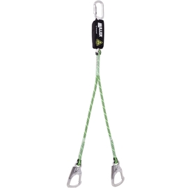 Miller Twin Tail Fall Arrest Lanyard with Snap Hooks - Edge Tested