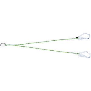 Miller Twin Tail Rope Restraint Lanyards with 55m Steel Scaffold Hooks