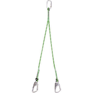 Miller Twin Tail Rope Restraint Lanyards with Snap Hooks