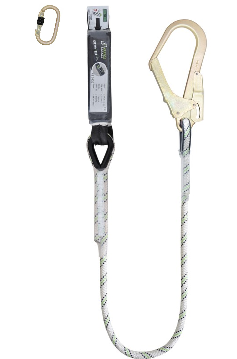 1.5m Rope Energy Absorbing Lanyard with ScafHook